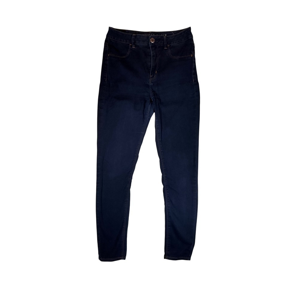 American Eagle Outfitters Womens Sky High Jegging Dark Wash Size 4